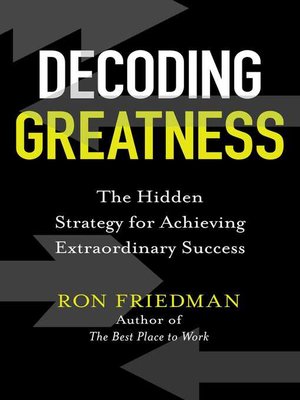 cover image of Decoding Greatness